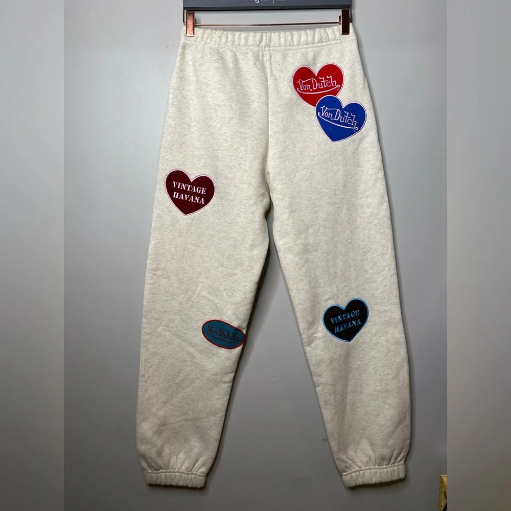 Von DutchXVintage Havana Collab Heart Joggers. - Picture 7 of 10